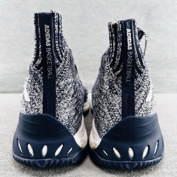 ADIDAS 2017 CRAZY EXPLOSIVE - PrimeKnit BY4469 Navy & White Shoes Size 10.5  B10 - Picture 10 of 12
